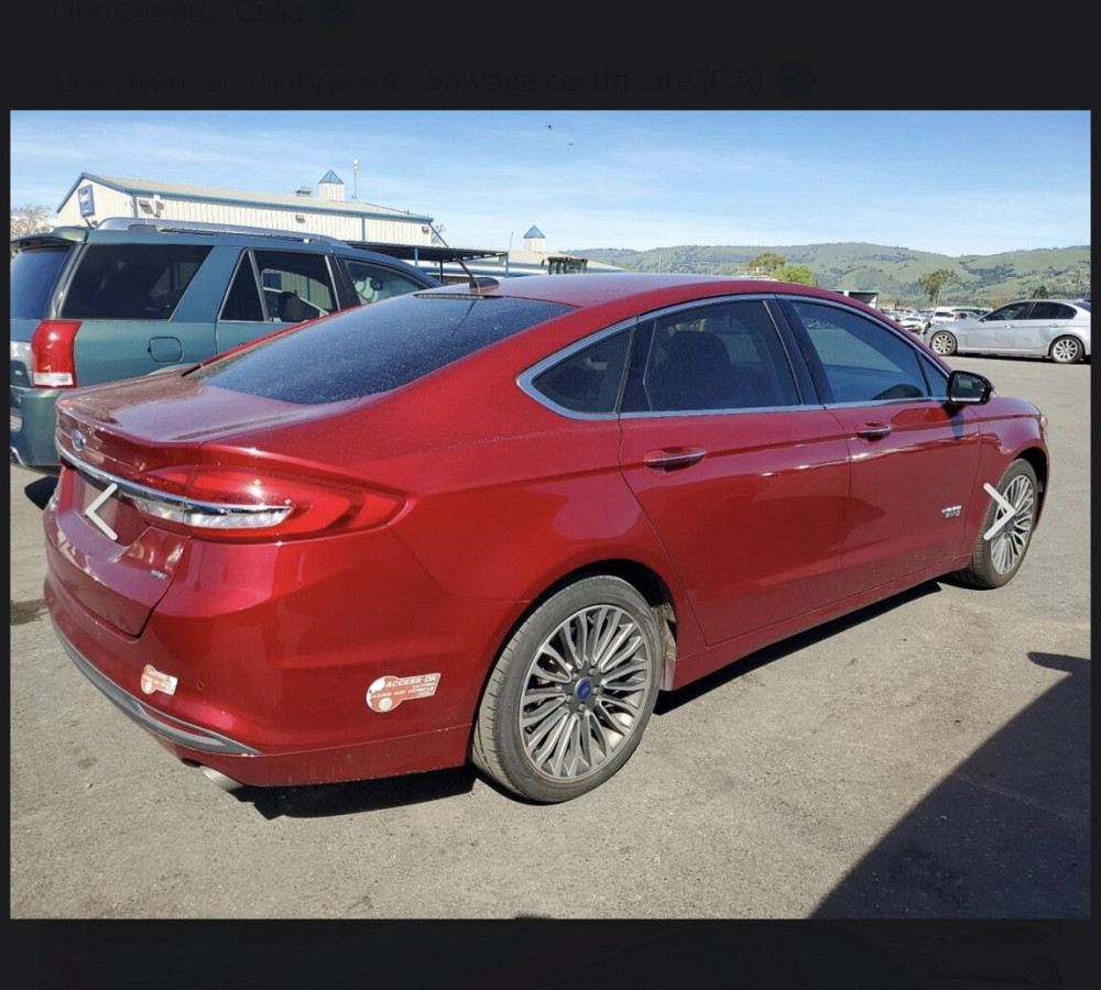 Ford Fusion 2017 Plug-in hybrid Tiraspol - fotografie 3