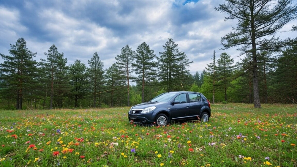Dacia Sandero. Мотор 1,6 бензин, механика. Год выпуска 2010. Тирасполь - изображение 1